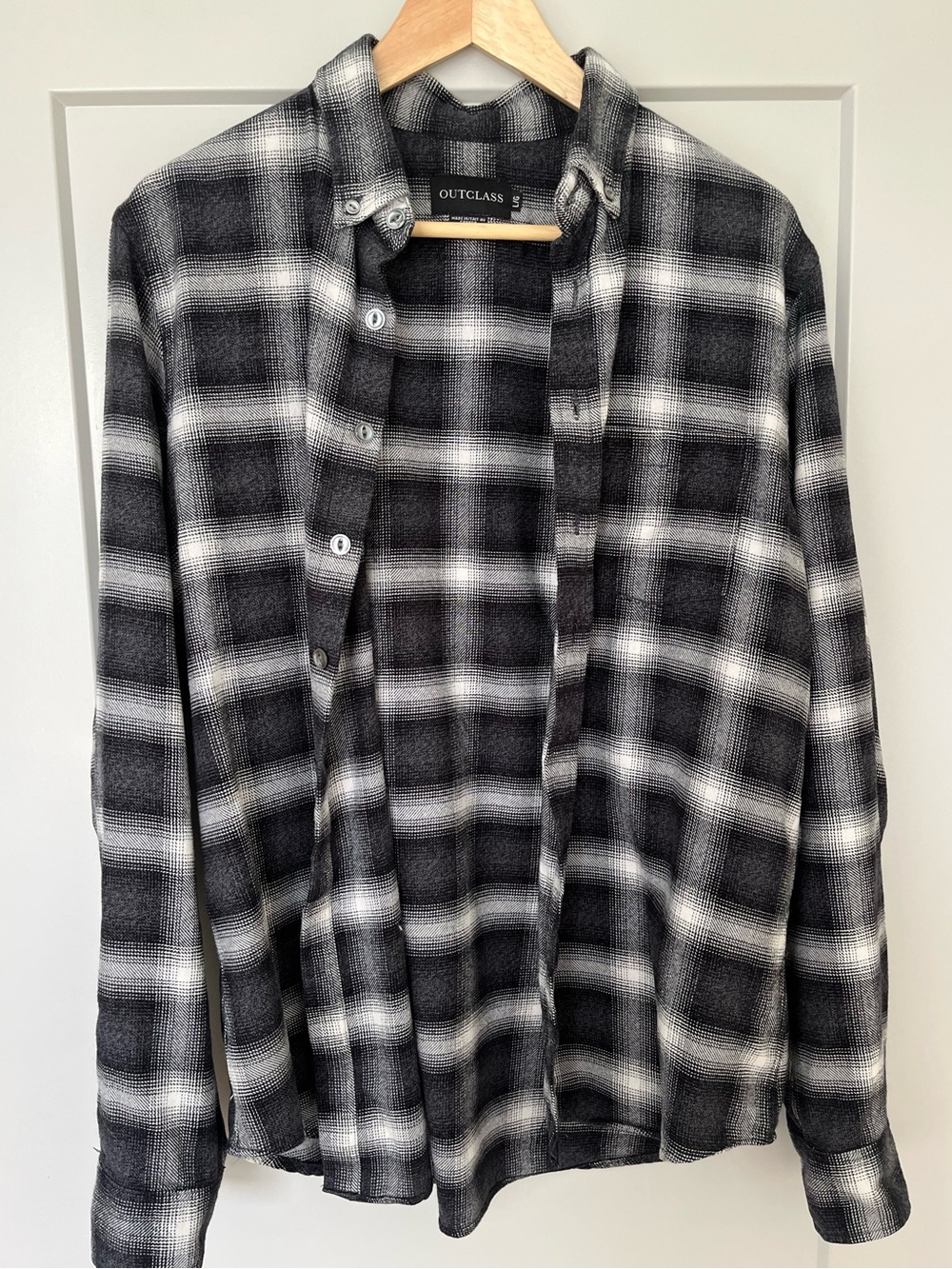 Outclass flannel button down